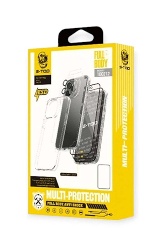 حزمة الحماية الكاملة S-TOP لهاتف iPhone 14 Pro Max