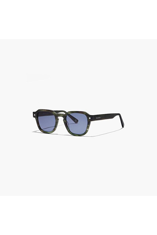 HAMPTON 48 MM Blue Square Sunglasses