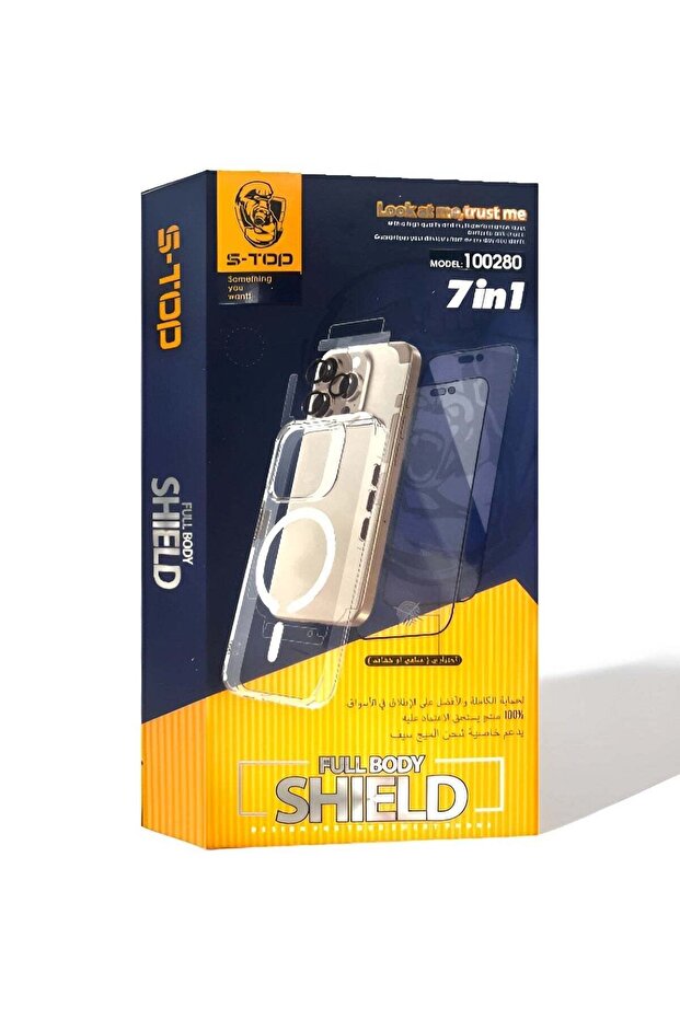 حزمة الحماية الكاملة S-TOP لهاتف iPhone 15 Plus