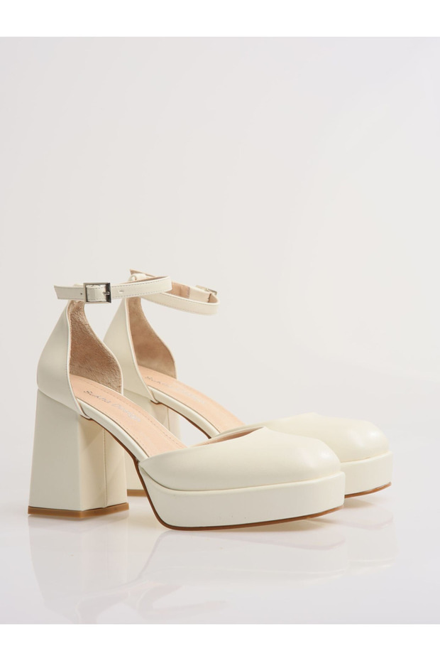 Bride Shoes, Platform Heel Shoes, Off-White Platform Heel Shoes