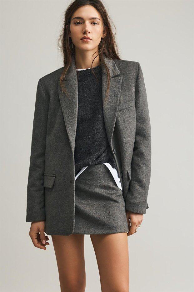 Yumuşak mini etek - 4