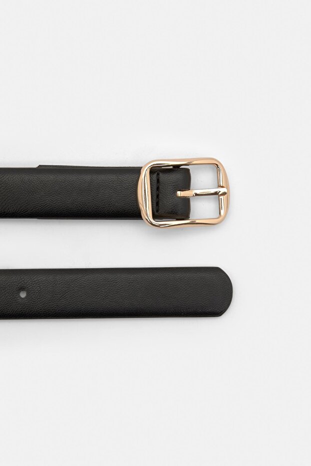 İnce kare tokalı kemer - 3