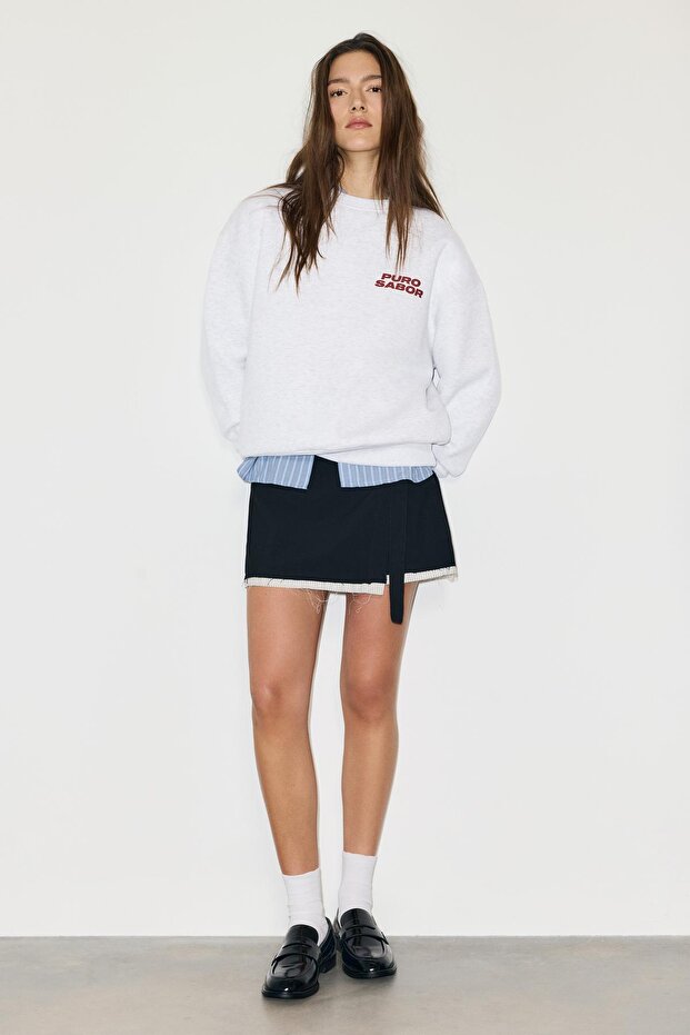 Kirazlı saf lezzet sweatshirt - 4