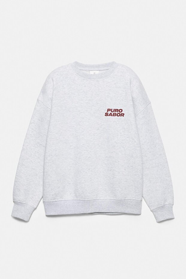 Kirazlı saf lezzet sweatshirt - 5