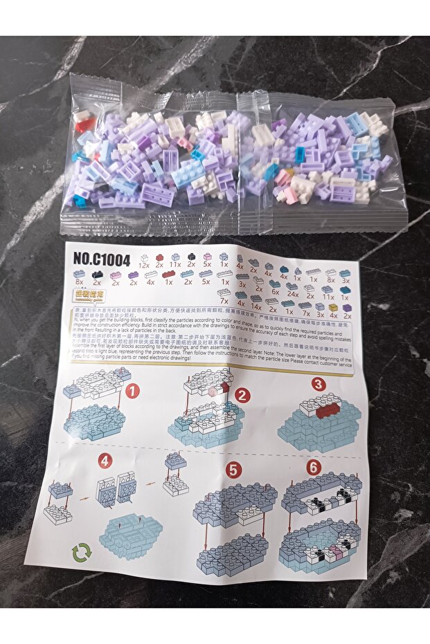 Stellalou Bricks Mini Yapı Oyuncak 180 parça - 5