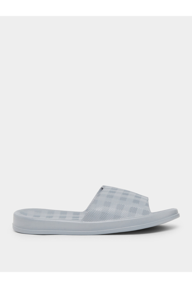 Checked Slip-On Slides - 1
