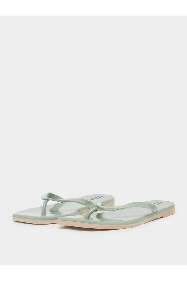 شبشب أخضر سادة - 3