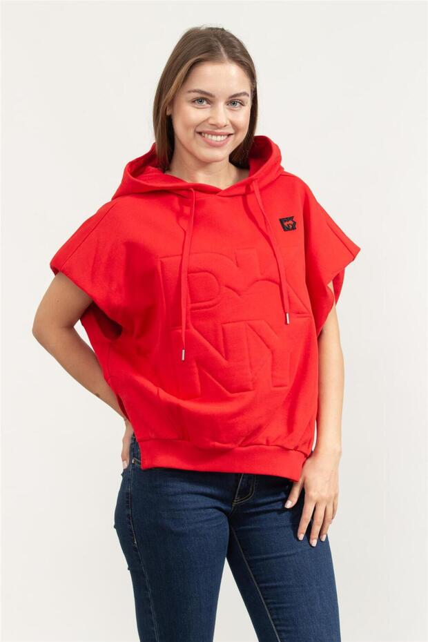 Kadın Kapüşonlu Sweatshirt - 2