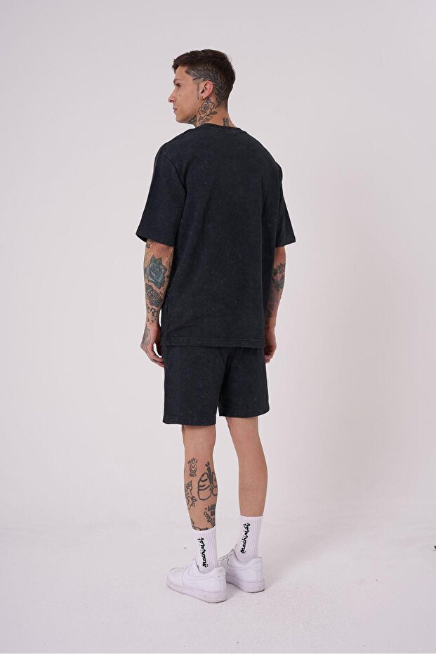 Ανδρικό μπλουζάκι Basic Washable Relaxed Anthracite - 4