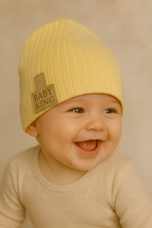 Combed Cotton Soft Boy Baby Hat/ Newborn Hat/ 1 Year Old Hat