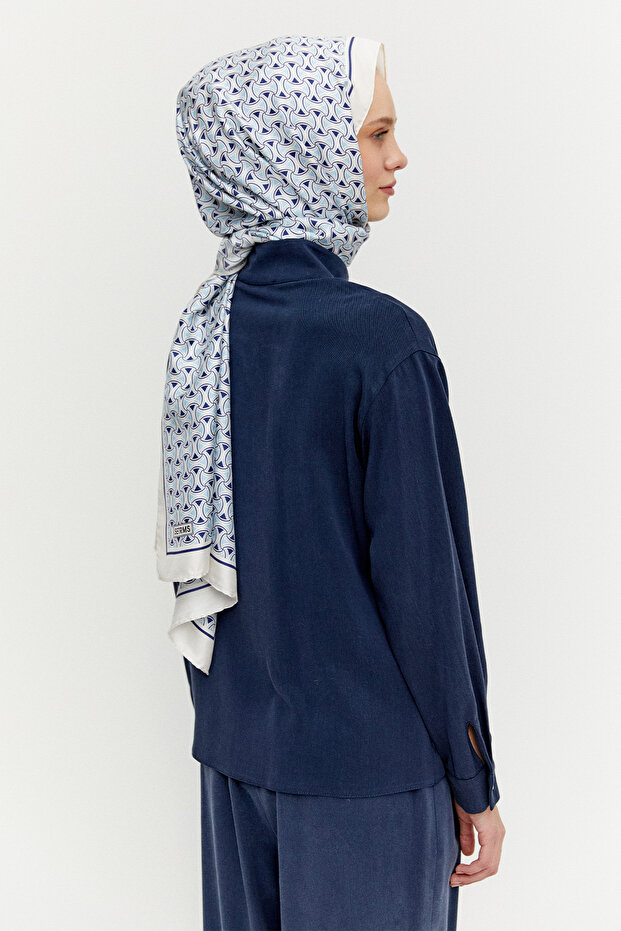 Çift Cepli Lyocell Gömlek - 5