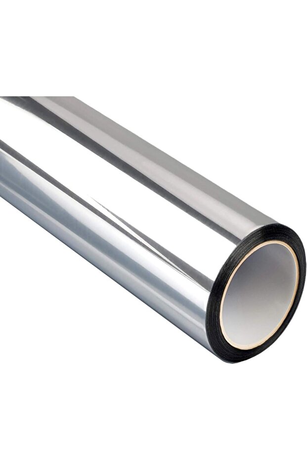 Sunlight Blocking Heat Control Silver Tinted Static Cling Window Film for Home & Office - Reduces Gl
