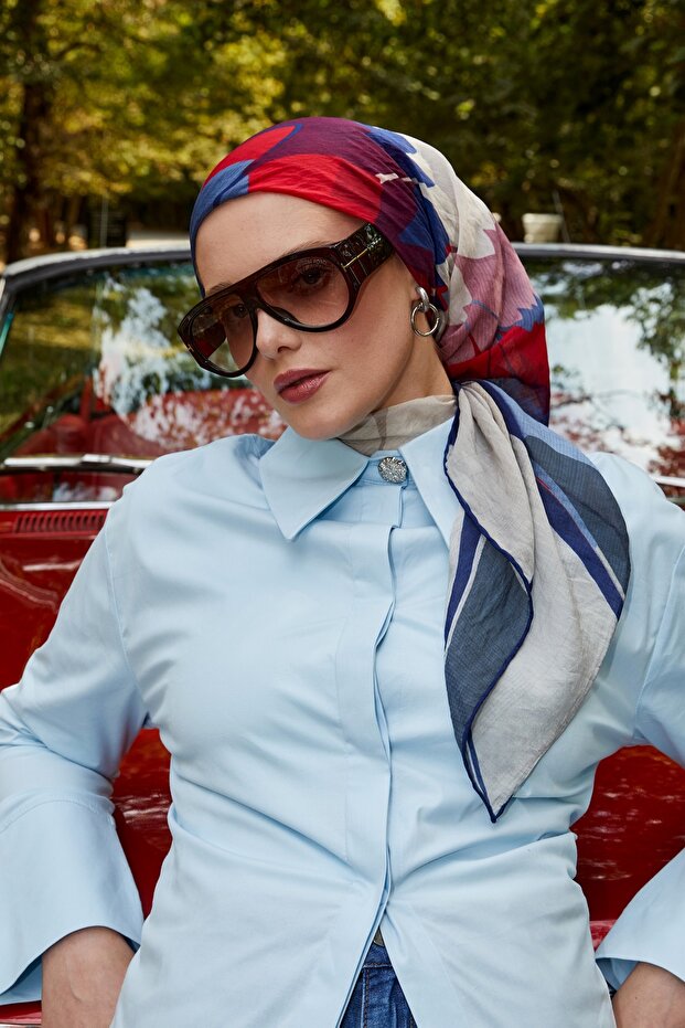 وشاح صيفي بنمط الباتيك - 3