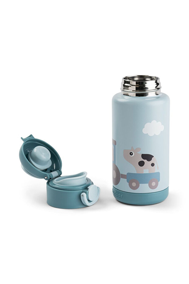 Термос Tiny Farm син 340 мл - 3