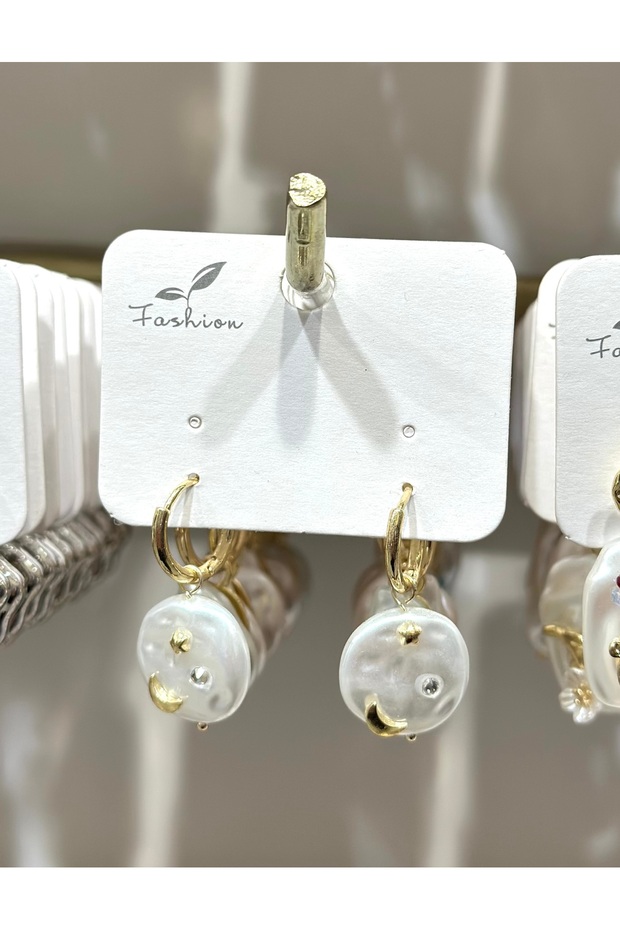 Sallantili Ay Yildiz Earrings
