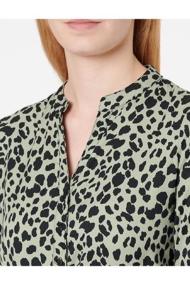 Rochie scurta, Verde/Negru - 2