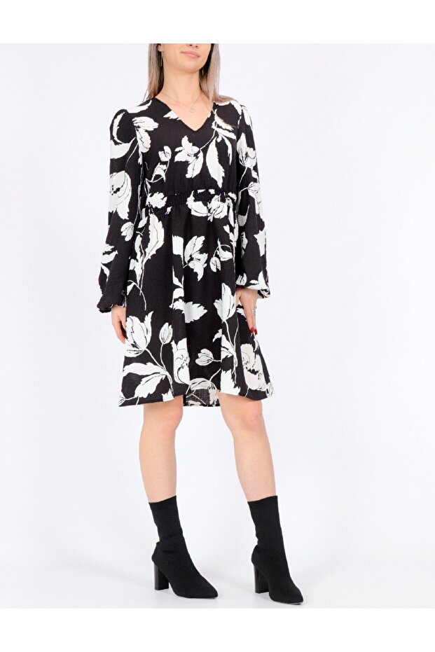 Rochie scurta, Negru - 2