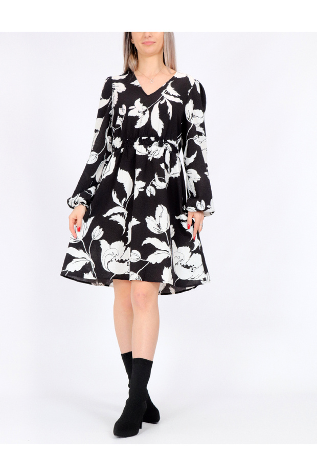 Rochie scurta, Negru - 1