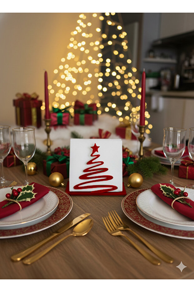 Yılbaşı Çam Ağacı Peçetelik - 1