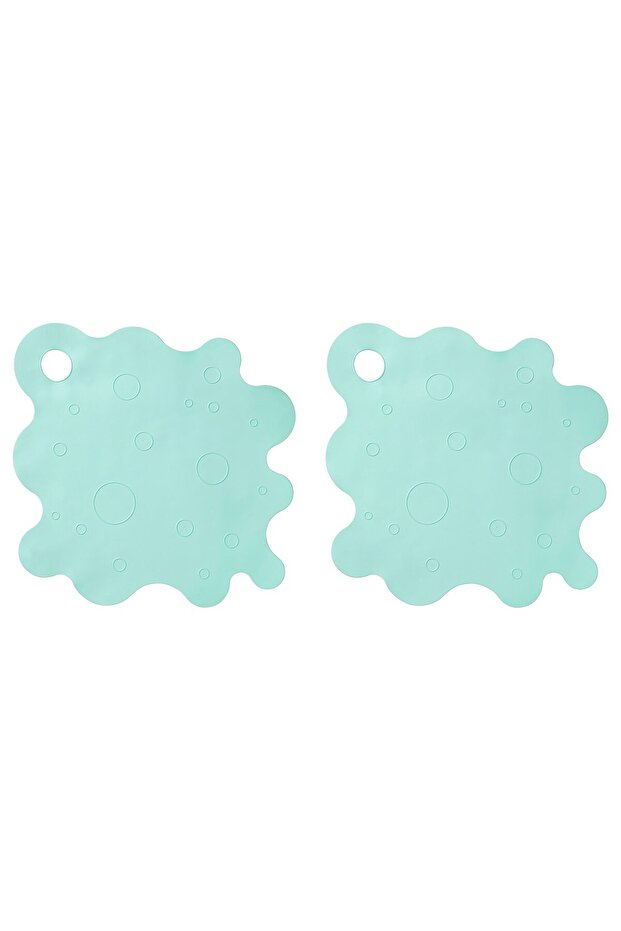 Bathtub mat, light turquoise, 43 x 43 cm