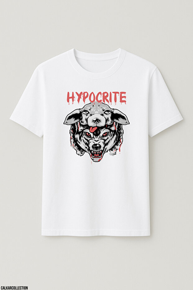 تيشيرت للجنسين قصة فضفاضة Hypocrite
