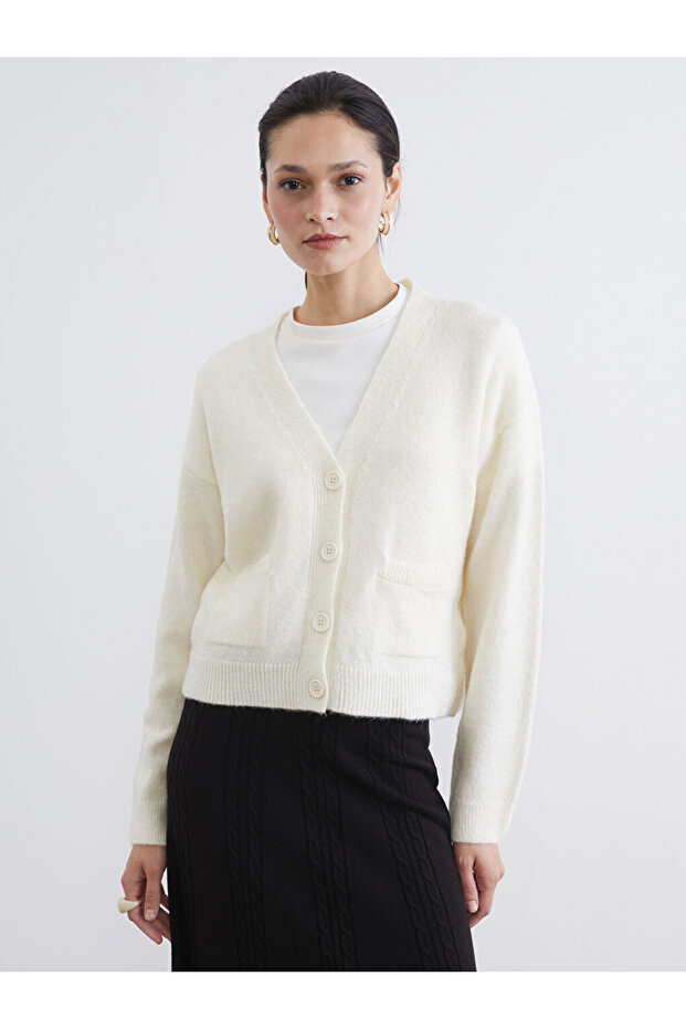 Esvab • Modern & Distinctive V Dikim Women's Knitwear Cardigan