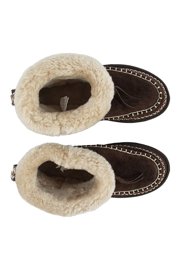 Kadın Hakiki Kürk Bot 191158 - 3