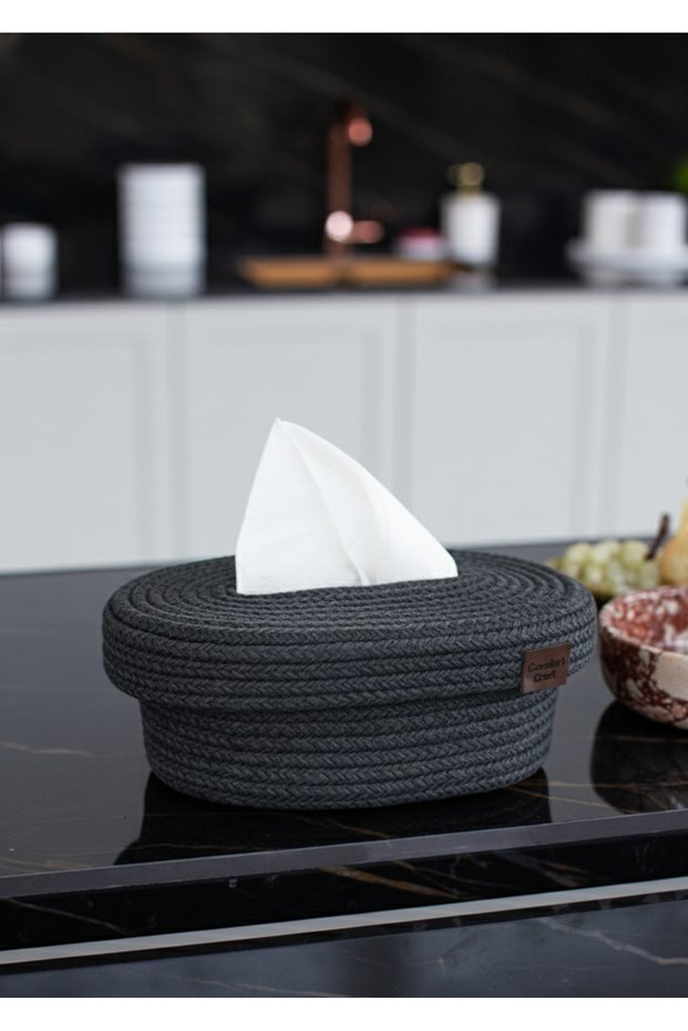 Jute Wicker Napkin Holder |   Fashionable and Functional Napkin Box