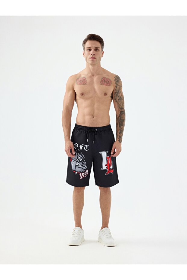 Regular Fit Erkek Deniz Şortu - 1