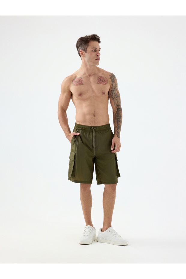 Regular Fit Erkek Deniz Şortu - 1