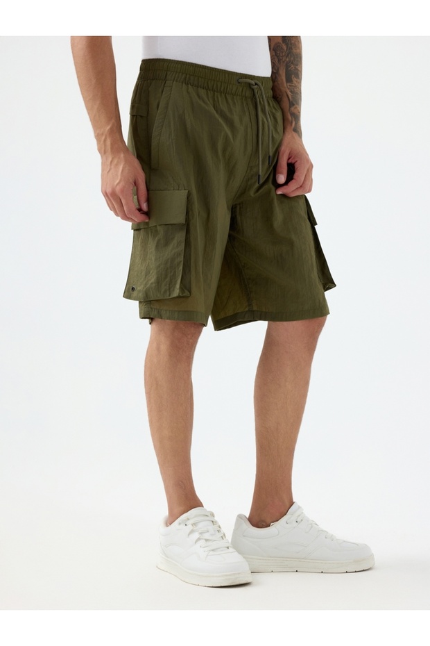 Regular Fit Erkek Deniz Şortu - 4