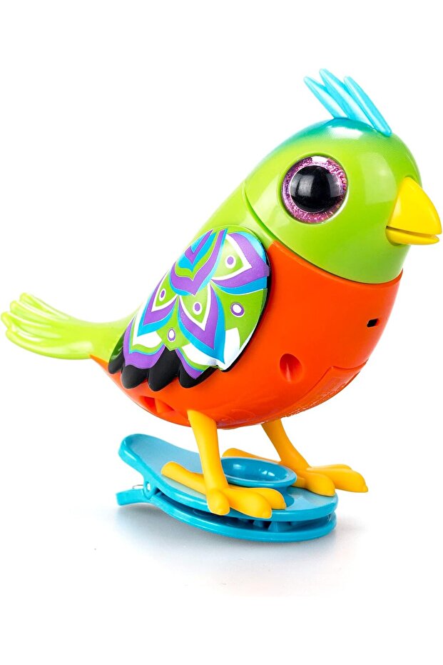 Digibirds Single Assorted Styles - Interactive Animated Electronic Bird, Record & Playback - 4