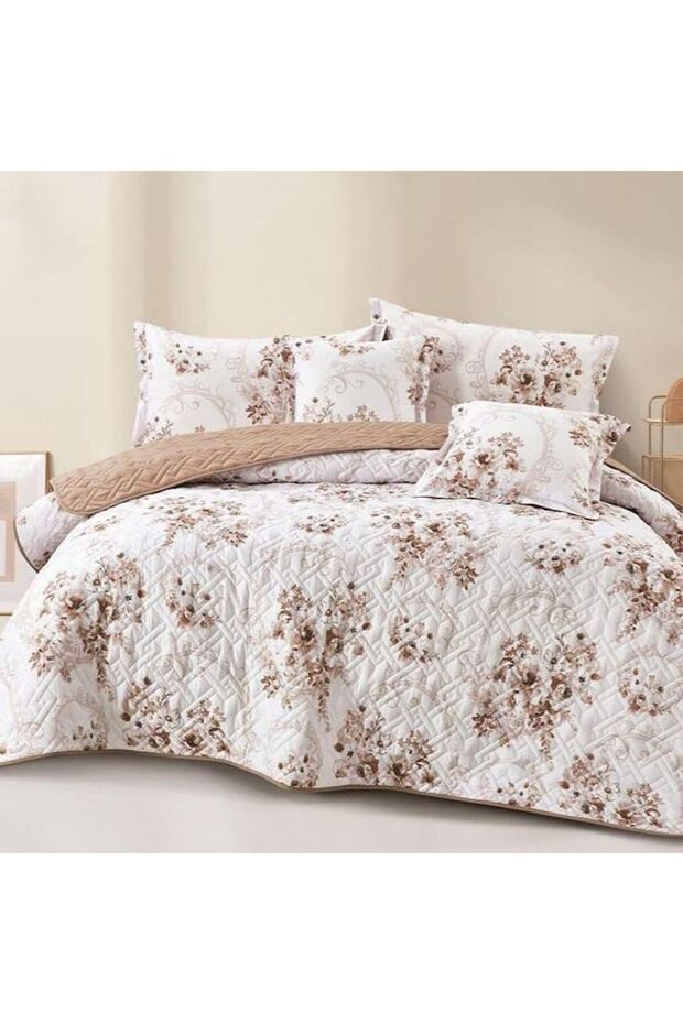 مفرش مضغوط لينة مشجر صيفي مفرد ونصف - 1