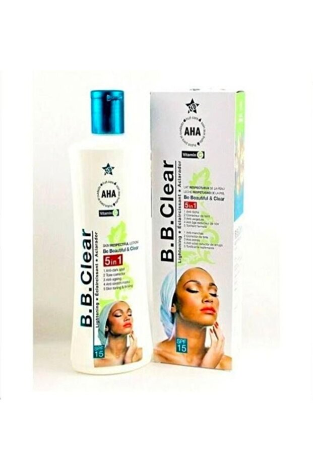 B.B. CLEAR LIGHTENING BODY LOTION WITH AHA 300ML
