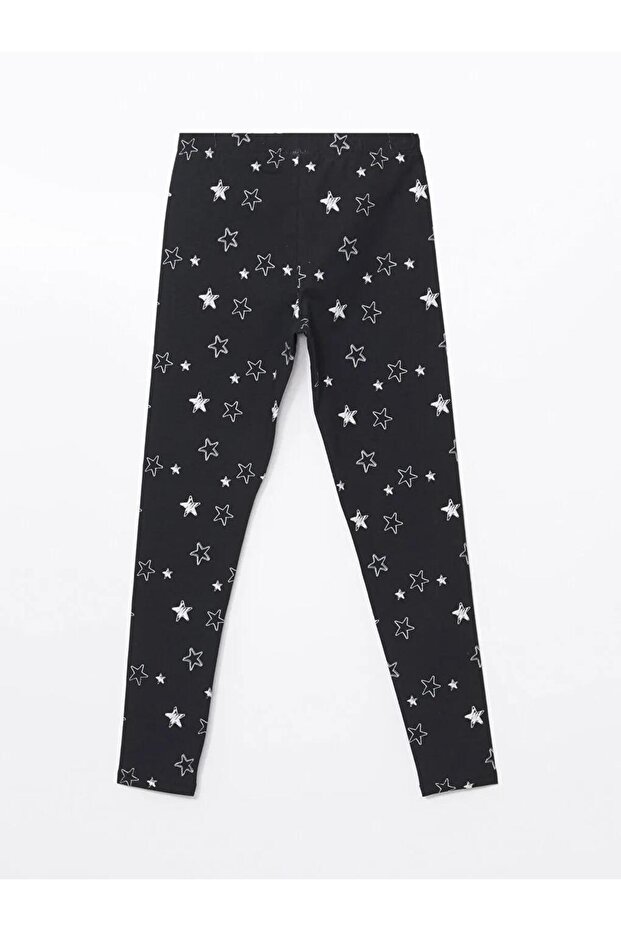 Girls' Leggings with Elastic Waist (S5)