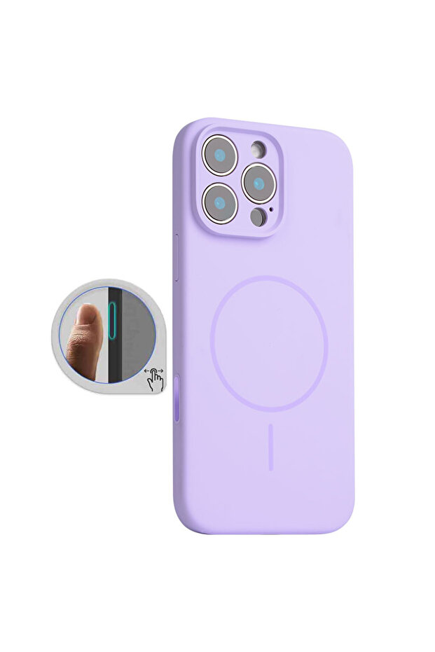MagThin Case for iPhone 16 Pro Max, SoftTouch, Camera Control, TPU, Light Violet - 1