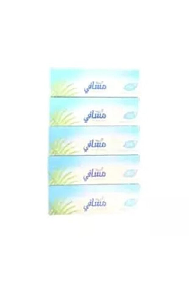 Masafi Pure Soft Tissues, White Tissue 130 X 2 Ply, Pack of 5