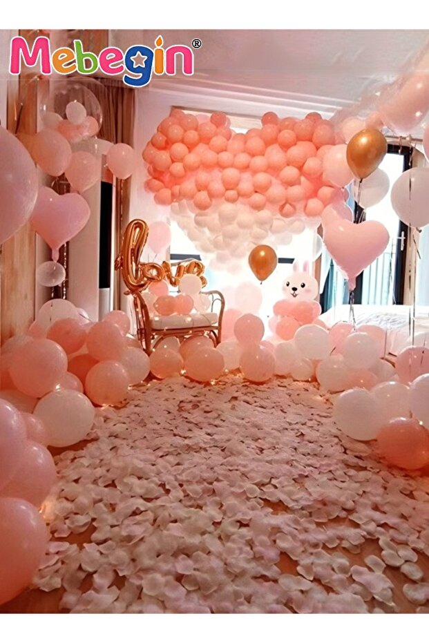 Anniversary Decorations Set, Valentine's Day Decorations, Confession Supplies Kit with 40 Balloons,