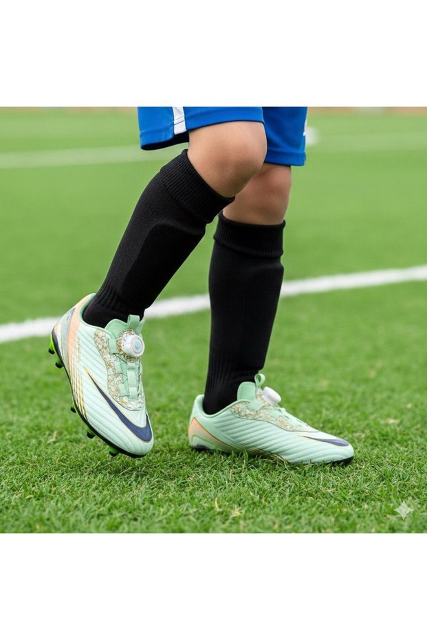 Lali̇ga Mechanical Smart Lace-Up Children's Football Shoes