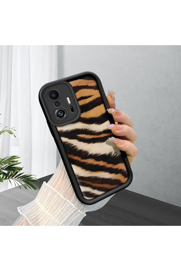 Simple Black Phone Case for Xiaomi Mi 11t Pro/Mi 11t Compatible Silicone Material Shockproof