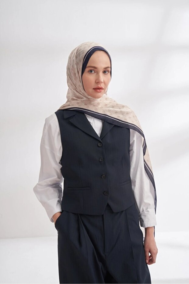 İTHAL VUAL MONOGRAM DESEN ŞAL - 1