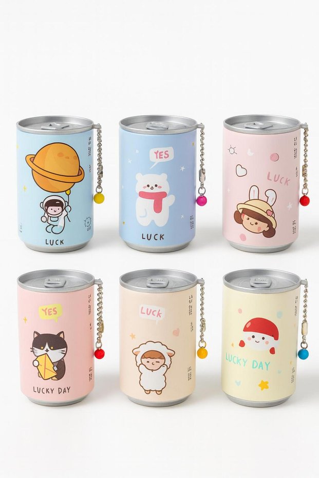 3 Pcs Cola Can Shaped Wet Wipes 30-Pack Keychain Mini Pocket Size
