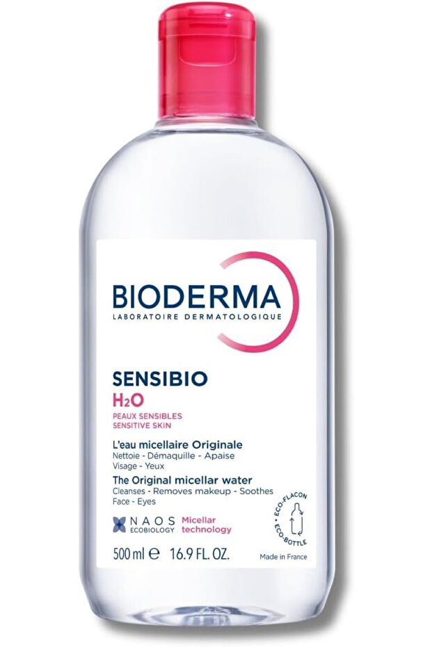 Sensibio H2O Make-Up Removing Micellar Water - Sensitive Skin, 500ml - 1