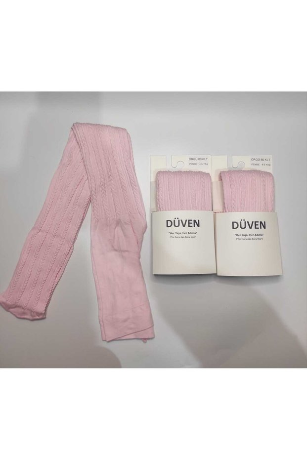 2 Pieces of Pink Children's Pantyhose