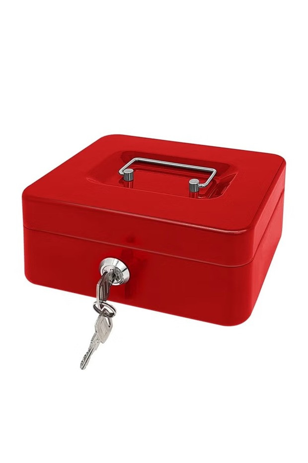 Removable coin box with lock and keys - 1