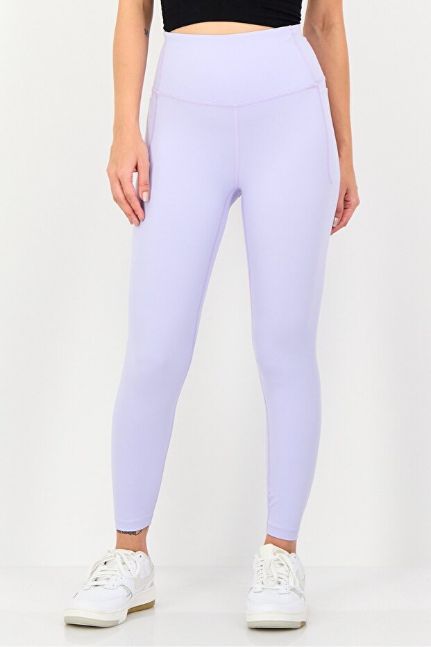 Women Fitted Yoga Leggings, Lavender