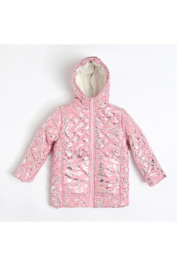 Girl's Printed Long Coat 1-5 Years Old - 422502