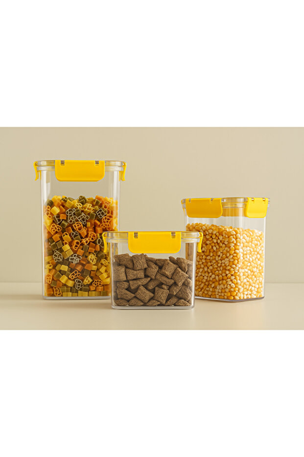 Rectangular Deep Chef Box Set of 3 (760ml 1200ml 1600ml) - 2