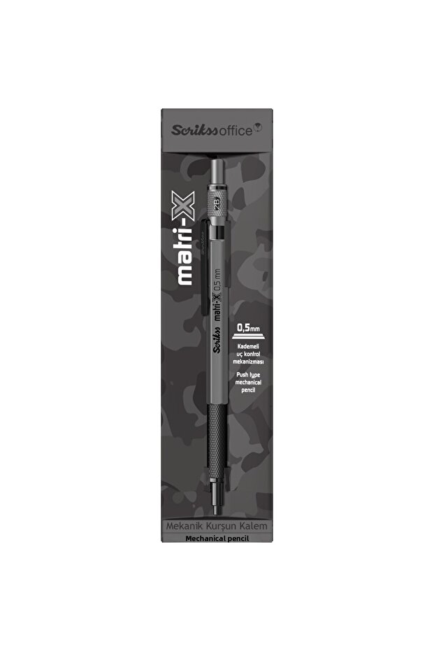 Scrikss Matri-X Versatil 0.5 mm Transparent Packaging Tip Pen