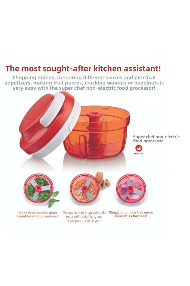 محضر طعام سوبر شيف تشوبر باللون الأحمر - 6